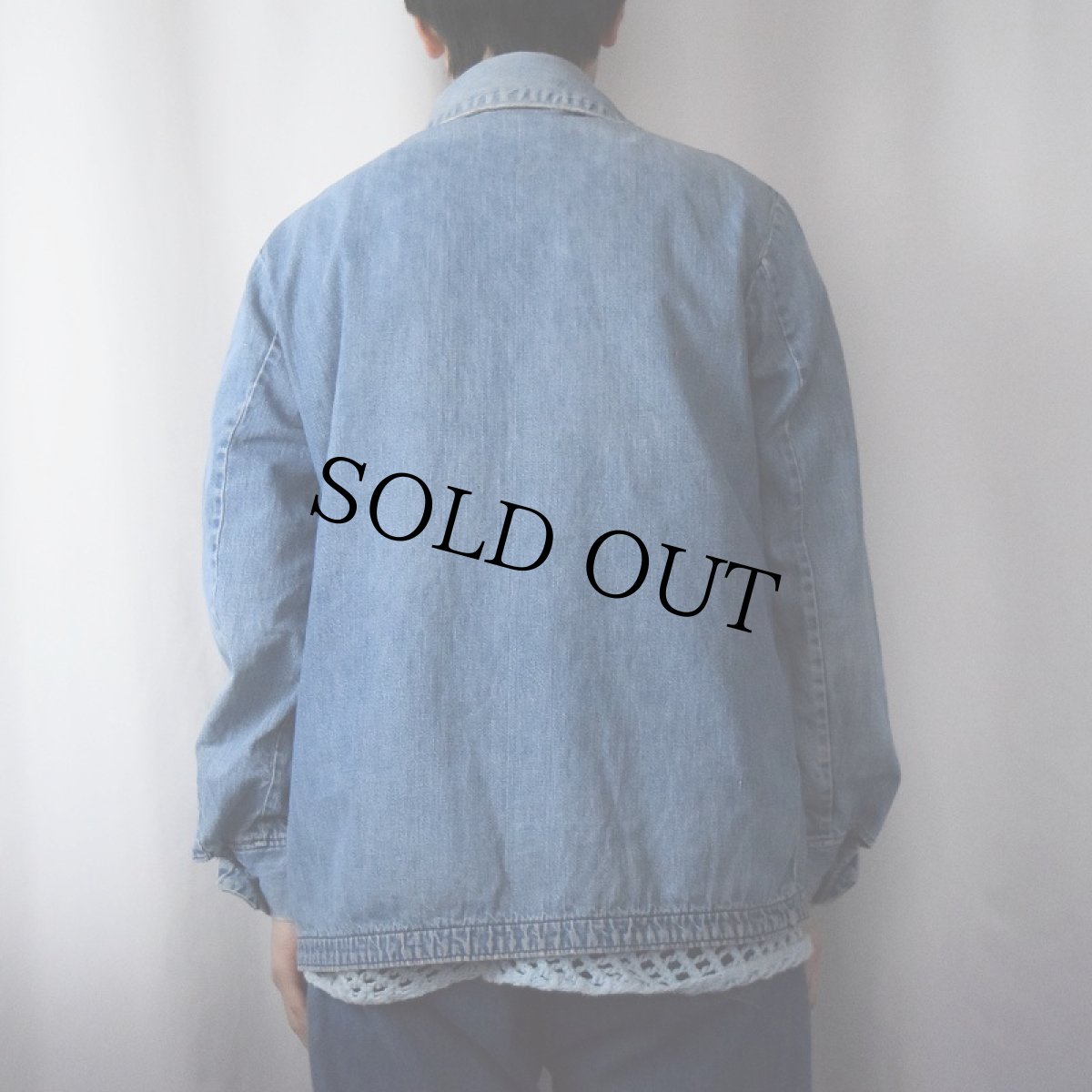 画像3: 60〜70's デニムカバーオール SIZE38 (3)