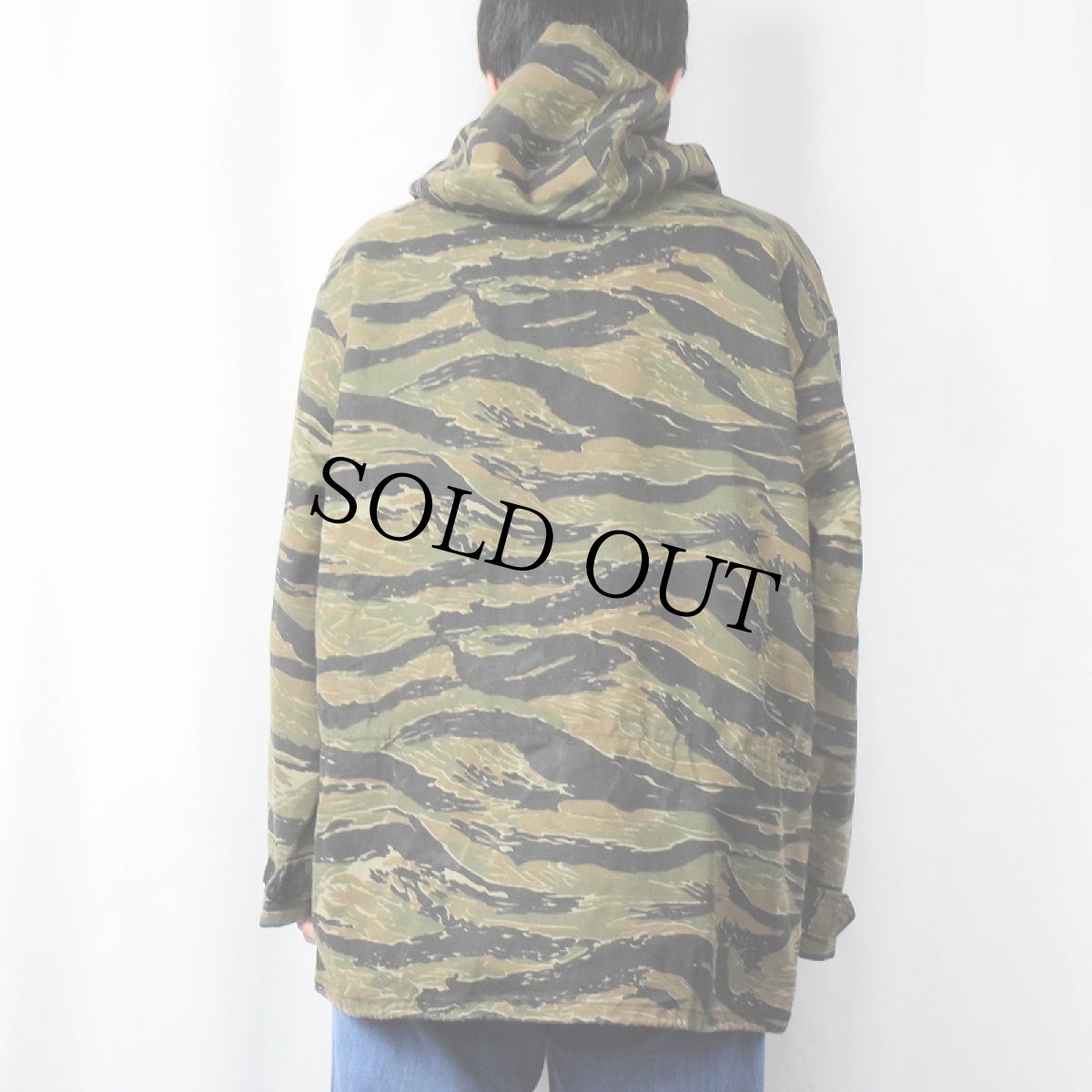 画像3: ROTHCO タイガーストライプカモ柄 アノラックパーカー (3)