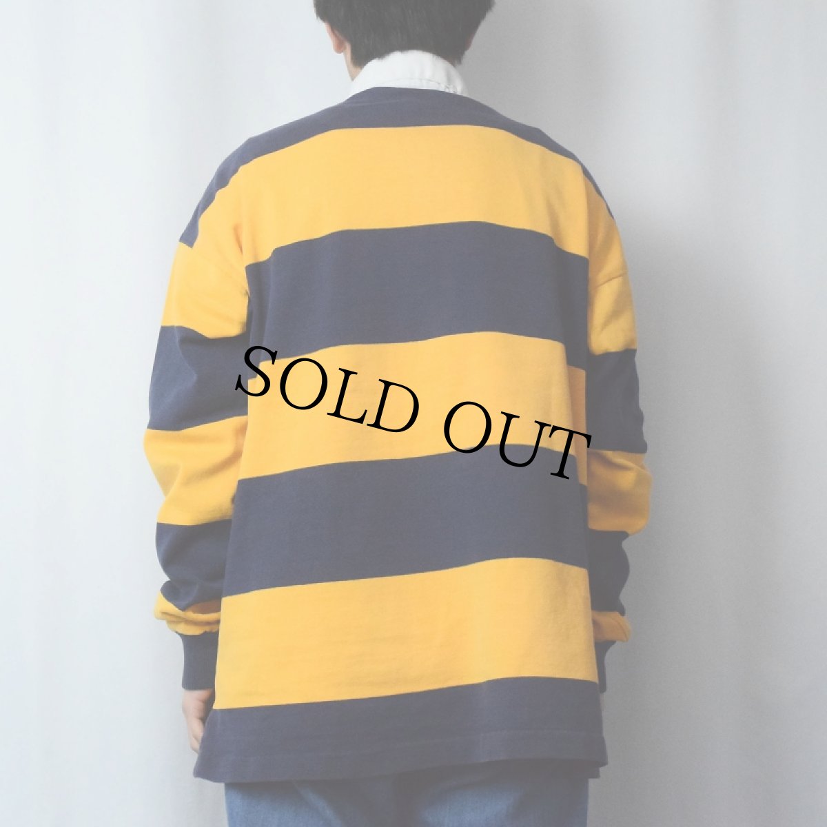 画像3: 80's L.L.Bean USA製 ボーダー柄 ラガーシャツ XL (3)