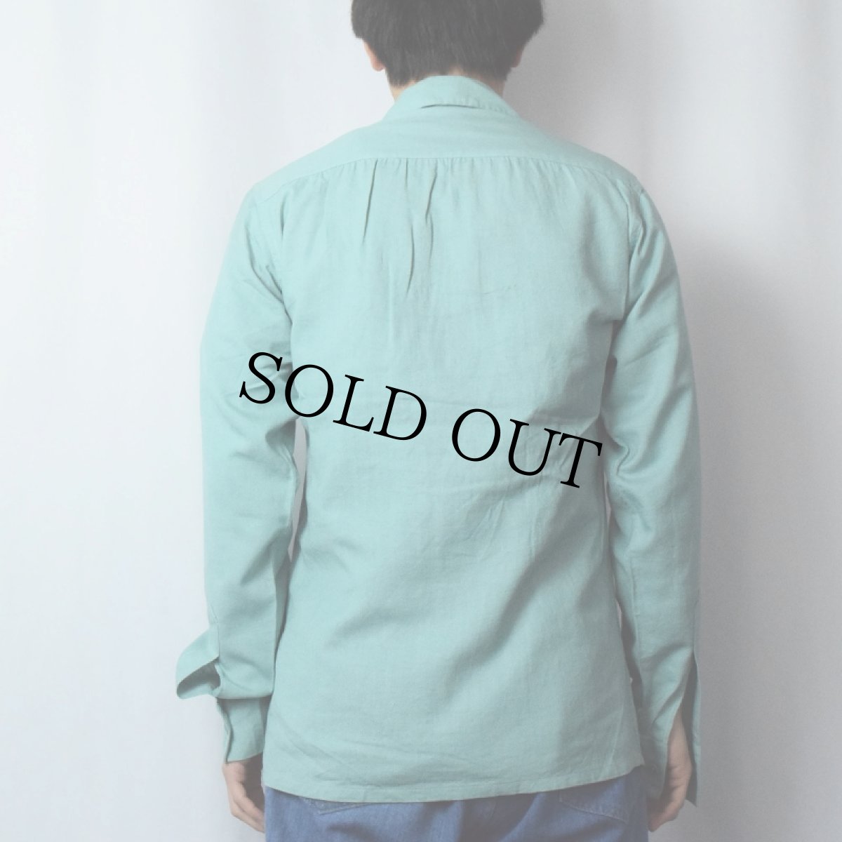 画像3: 50's Spunray オープンカラー レーヨンシャツ S (3)