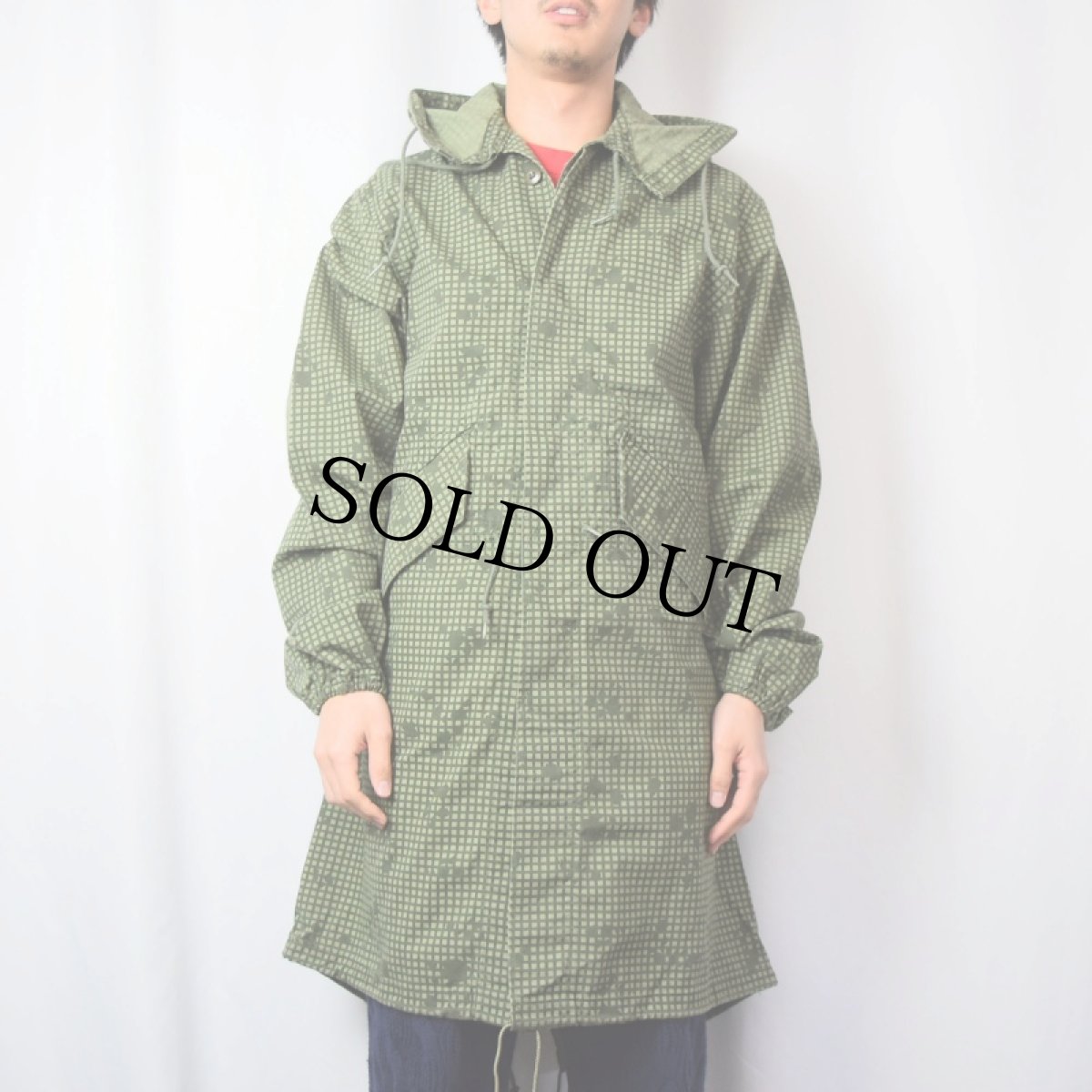 画像2: 80's U.S.ARMY ナイトデザートカモ モッズコート SMALL (2)