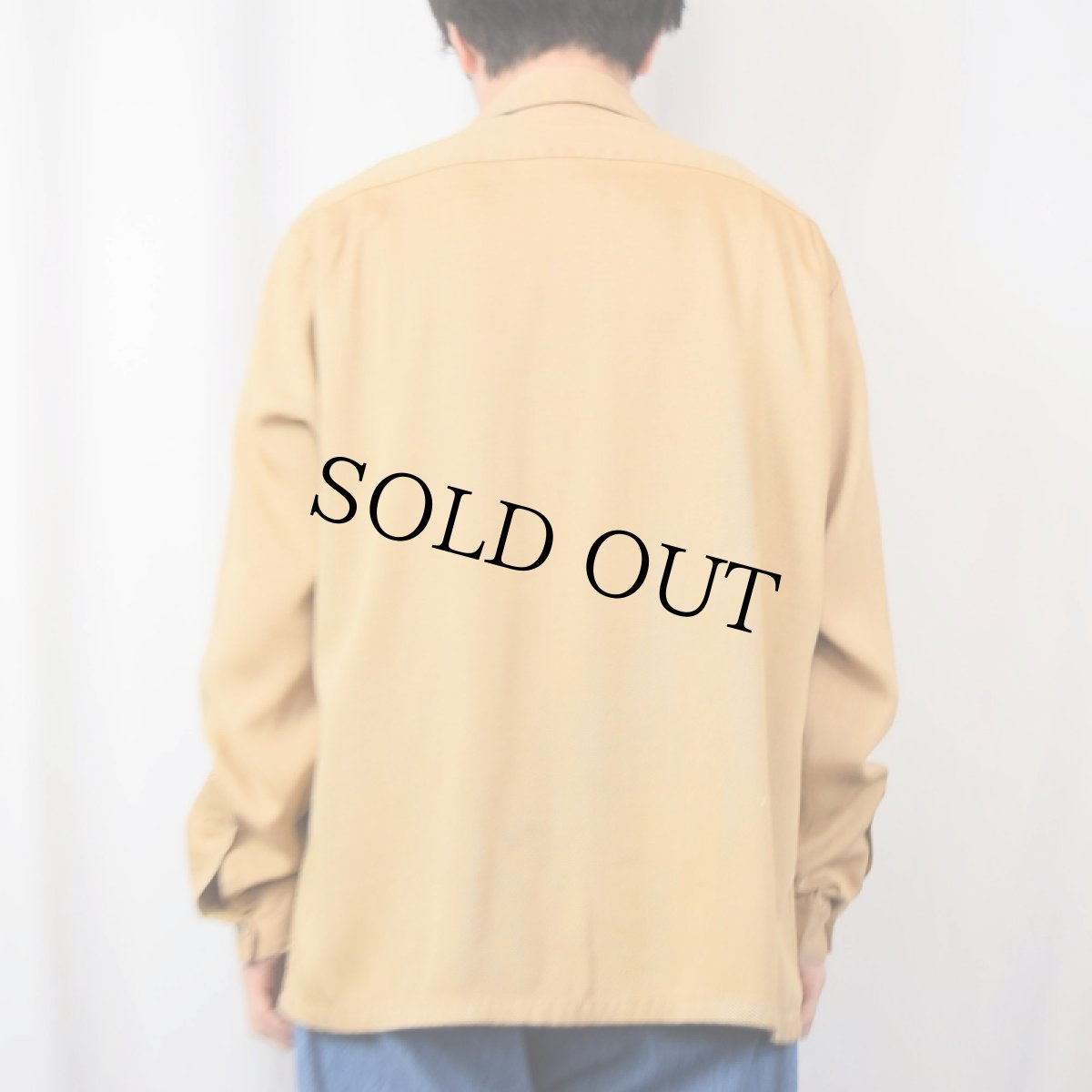 画像3: 40's〜 オープンカラー レーヨンシャツ (3)