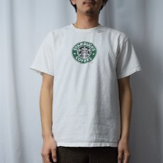 画像3: STARBUCKS ロゴプリントTシャツ M (3)