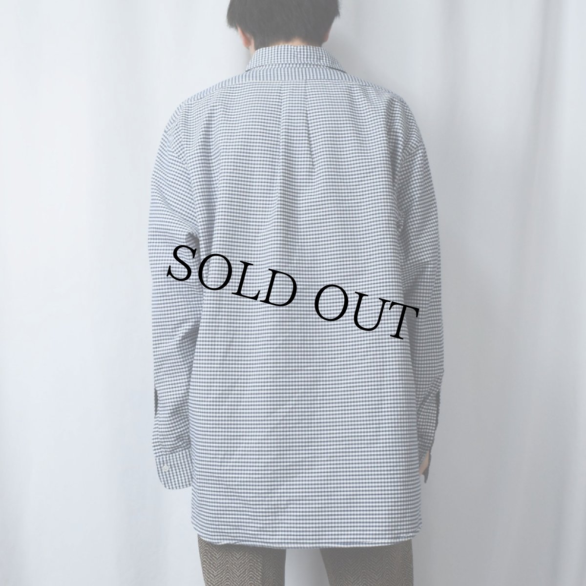 画像3: 90’s Brooks Brothers USA製 シェパードチェック柄 コットンボタンダウンシャツ SIZE18-35 (3)