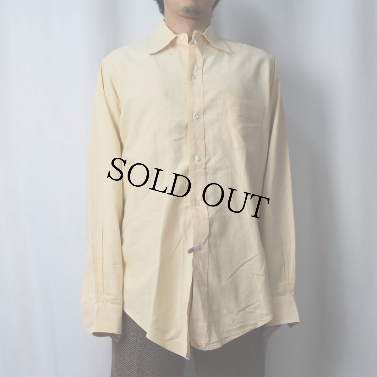 画像2: 70’s Brooks Brothers 6ボタン オックスフォードボタンダウンシャツ SIZE15 1/2-4 (2)