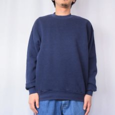 画像2: JERZEES USA製 無地スウェット NAVY XL (2)