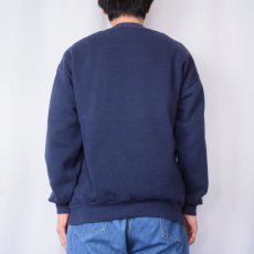 画像3: JERZEES USA製 無地スウェット NAVY XL (3)