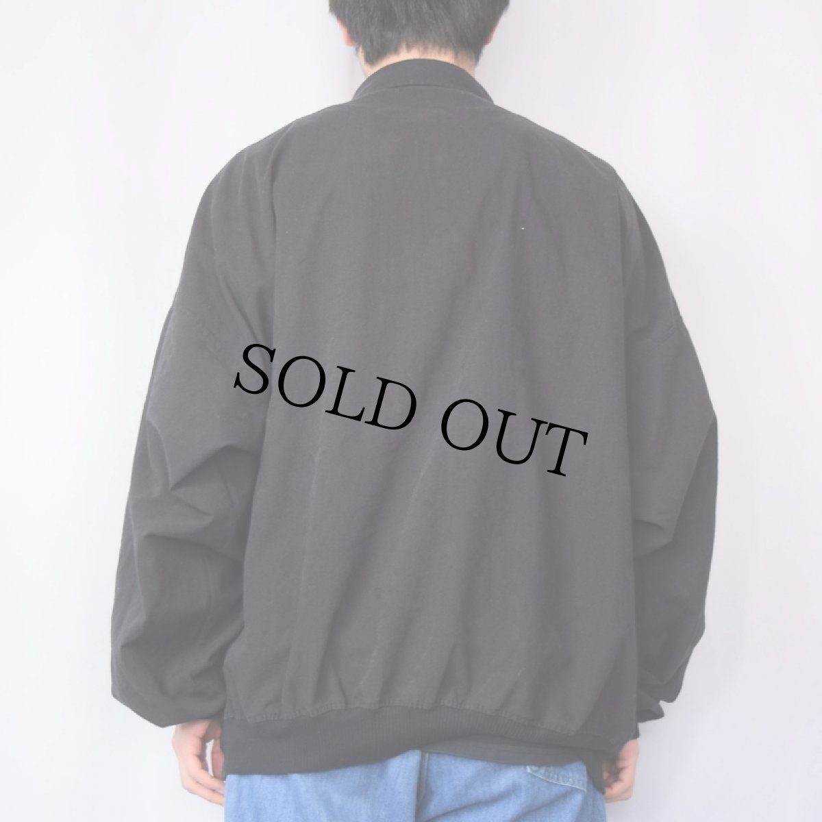 画像3: 切り替えデザイン プルオーバーシャツ BLACK (3)