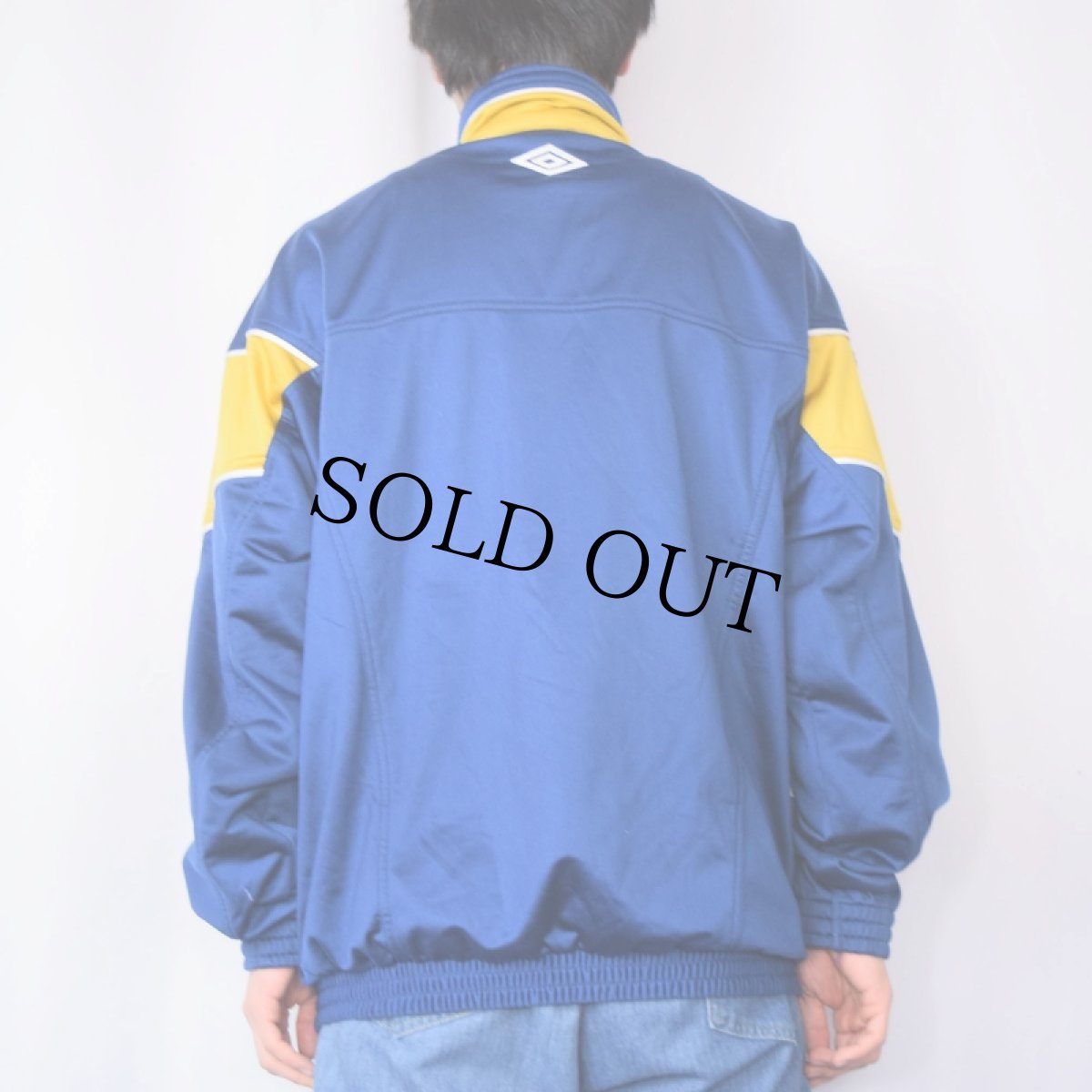 画像3: 90's UMBRO 切り替えデザイン ロゴ刺繍 トラックジャケット L (3)