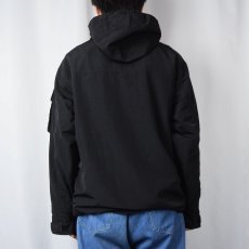 画像3: 90's GAP フード付き ナイロンアノラックパーカー BLACK XS (3)