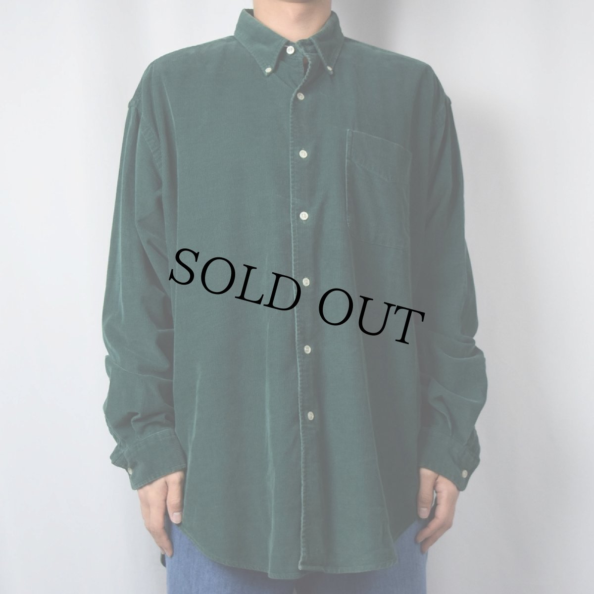 画像2: POLO Ralph Lauren "MARLOWE" コーデュロイ ボタンダウンシャツ XL (2)