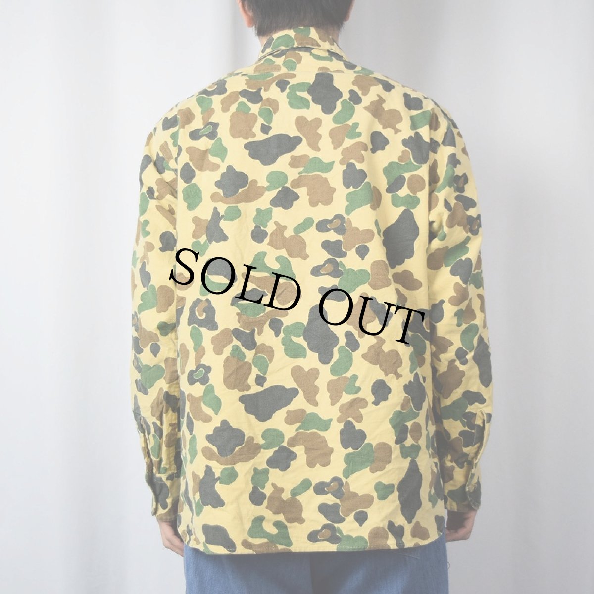 画像3: 70's Woolrich ダックハンターカモ柄 ネルシャツ (3)