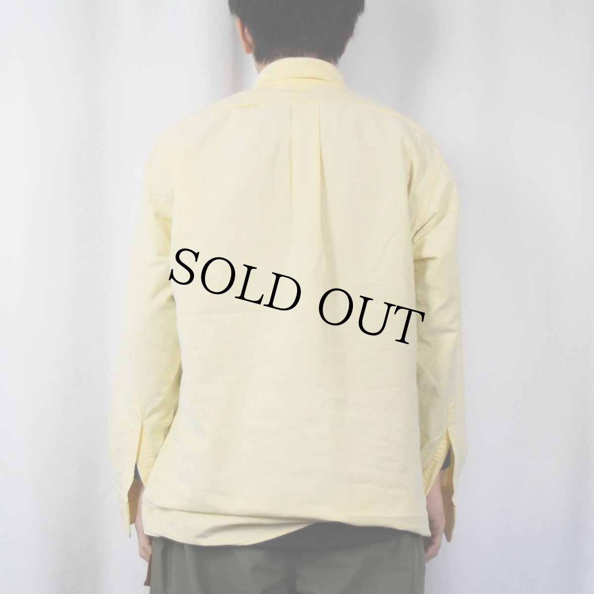 画像3: 80's L.L.Bean USA製 コットンボタンダウンシャツ SIZE15 1/2-33 (3)