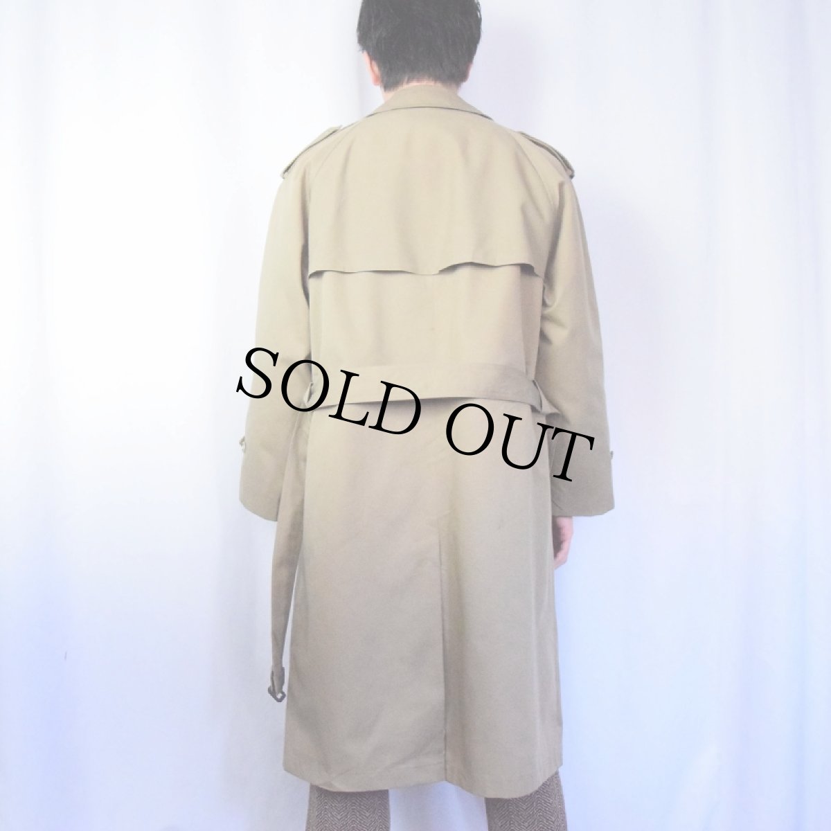 画像3: 80's Christian Dior MONSIEUR ウールライナー付き ダブルブレストトレンチコート SIZE40 (3)