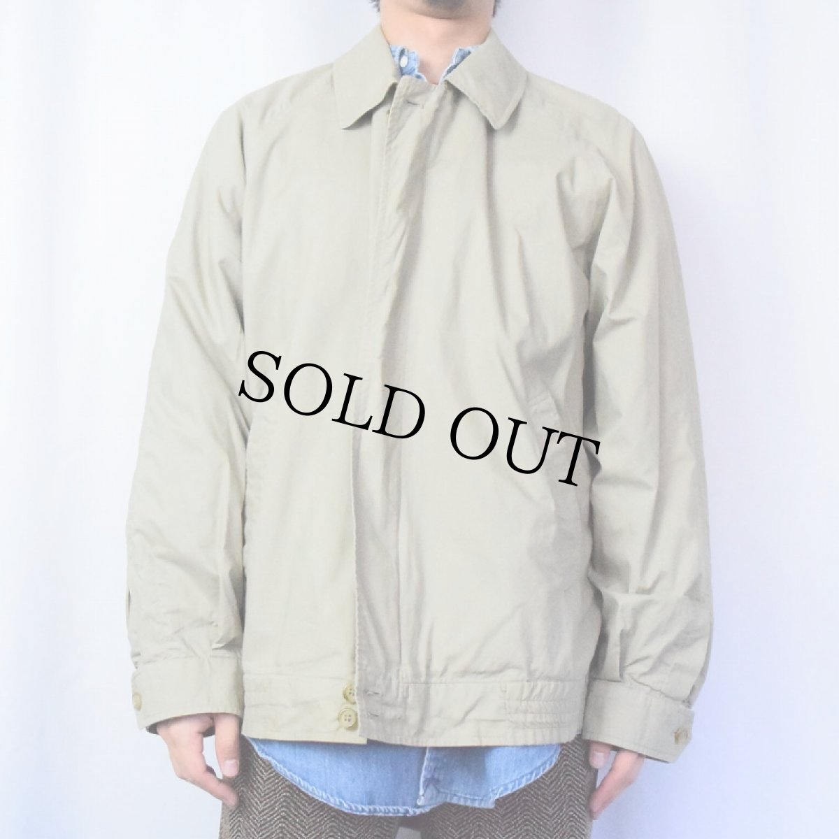 画像2: 70〜80's Burberrys' ENGLAND製 コットンスイングトップ (2)