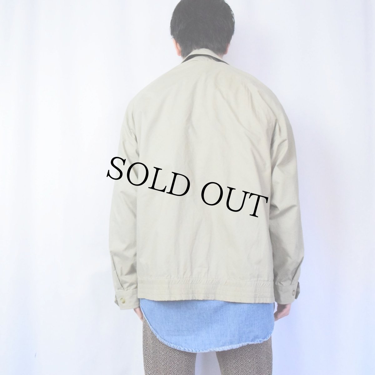 画像3: 70〜80's Burberrys' ENGLAND製 コットンスイングトップ (3)