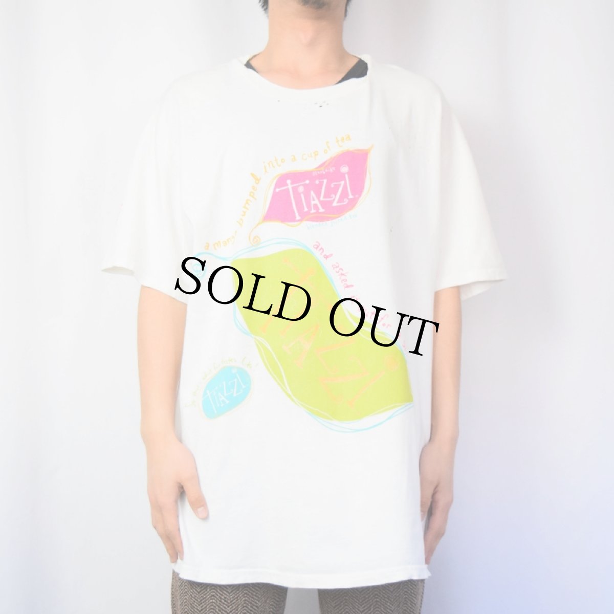 画像2: 90〜2000's STARBUCKS "TIAZZI" カフェプリントTシャツ XL (2)