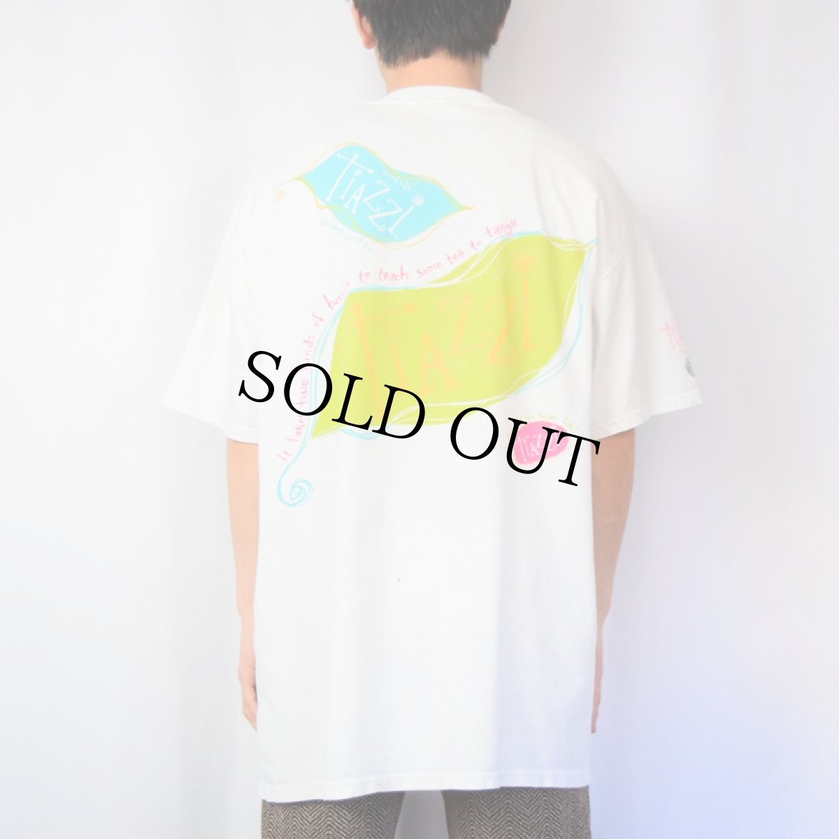 画像3: 90〜2000's STARBUCKS "TIAZZI" カフェプリントTシャツ XL (3)