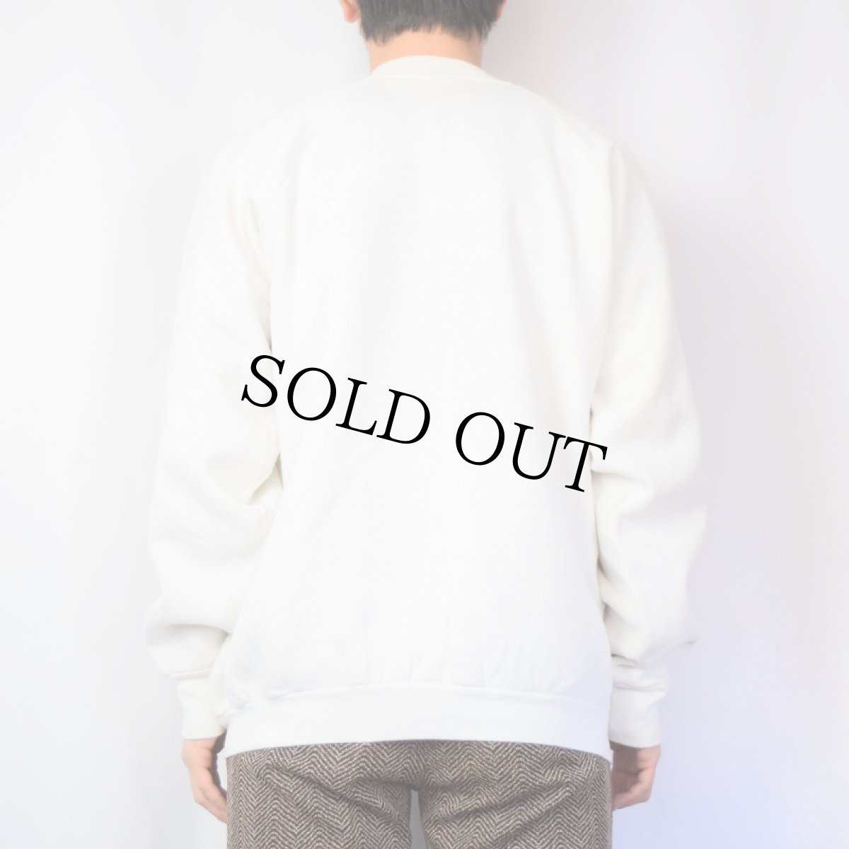 画像3: 80's USA製 "LIBERTY UNIVERSITY" プリントラグランスウェット XL (3)