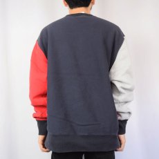 画像3: Champion REVERSE WEAVE ロゴ刺繍 クレイジーパターン スウェット XL (3)