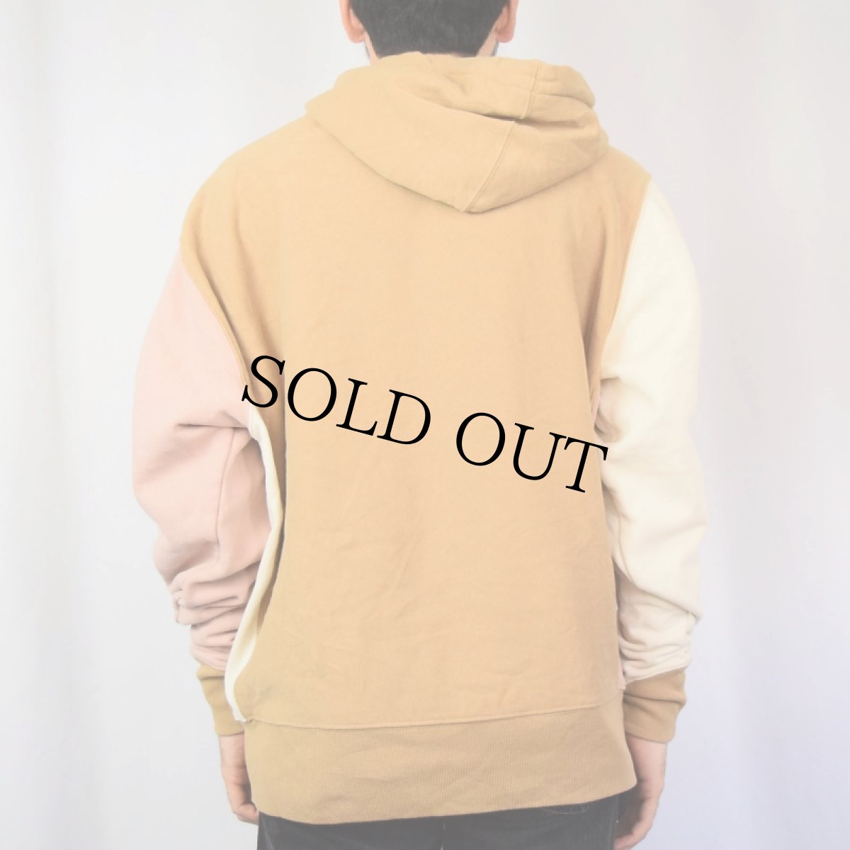 画像3: Champion REVERSE WEAVE ロゴ刺繍 クレイジーパターン スウェットフーディ L (3)