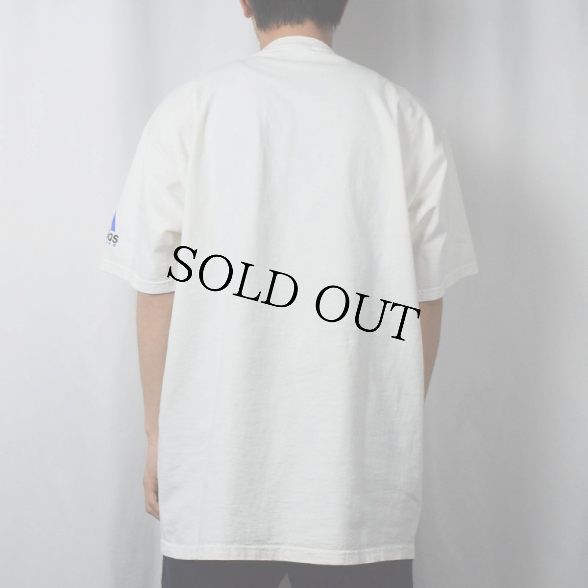 画像3: 90's adidas RUNNING "Gary Walter" ランニングレースプリントTシャツ L (3)