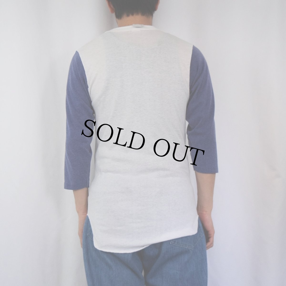 画像3: 80's Champion トリコタグ USA製 2トーンカラーTシャツ L (3)