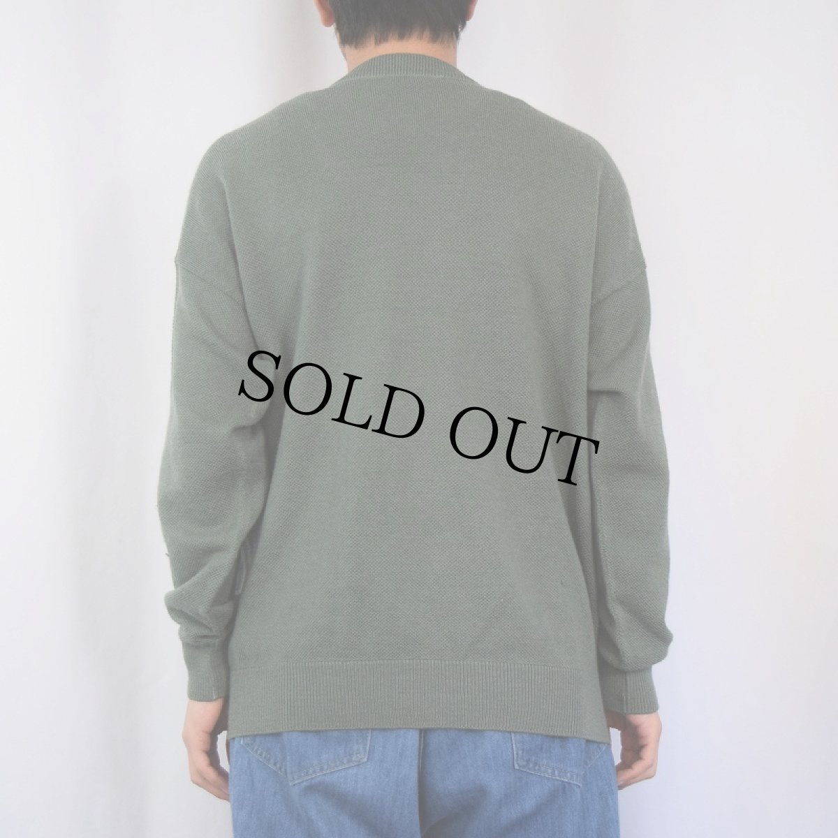 画像3: CHEMISE LACOSTE FRANCE製 ロゴ刺繍 ニットカーディガン SIZE4 (3)