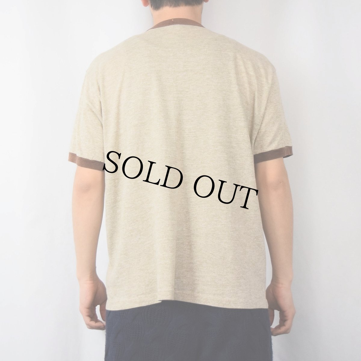 画像3: 70's Sportswear USA製 "PATIENCE MY ASS..." リンガーTシャツ XL (3)