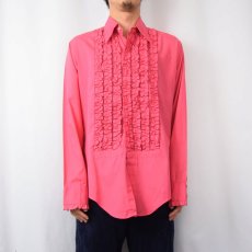 画像2: 70's Delton フリルデザイン コットンポリシャツ size16-35 (2)