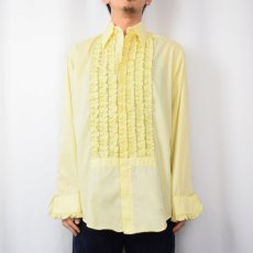 画像2: 【SALE】 70's Delton フリルデザイン コットンポリシャツ size15 1/2-33 (2)