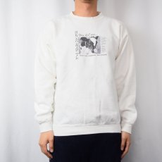 画像2: 【SALE】 Hanes "ULTIMATE COTTON" "WHEN YOU DRINK MILK You kill me..." メッセージプリントスウェット S (2)