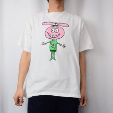 画像2: 90's Quisp USA製 シリアル企業 キャラクターTシャツ L (2)