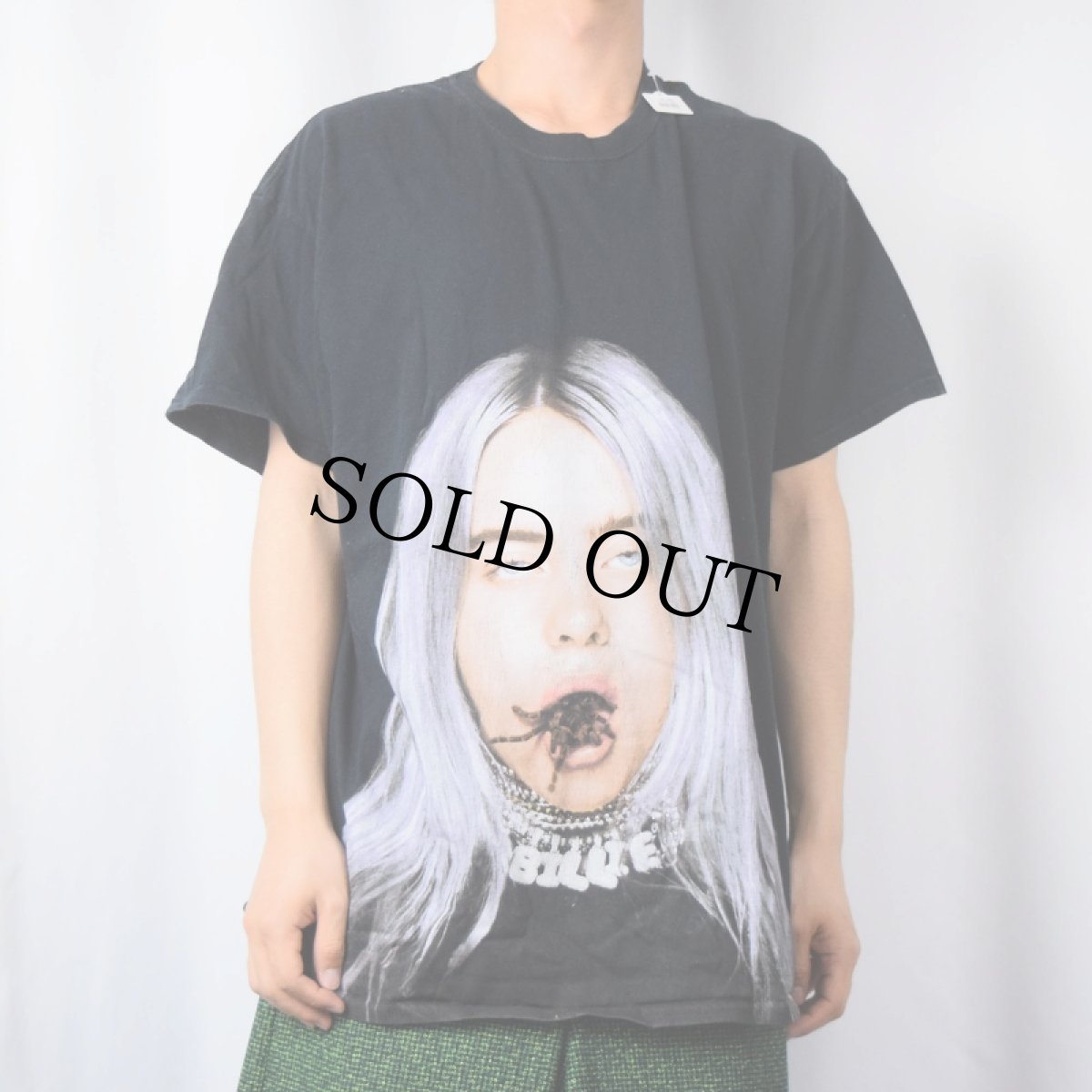 画像2: Billie Eilish "you should see me in a crown" ミュージシャンフォトプリントTシャツ BLACK XL (2)
