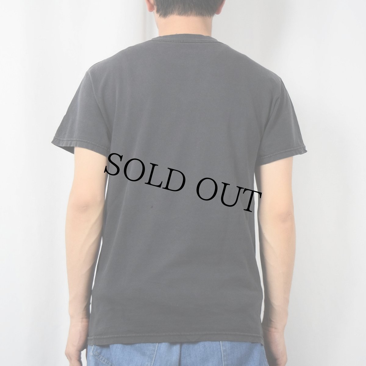 画像3: "ゴジラ" キャラクタープリントTシャツ BLACK (3)