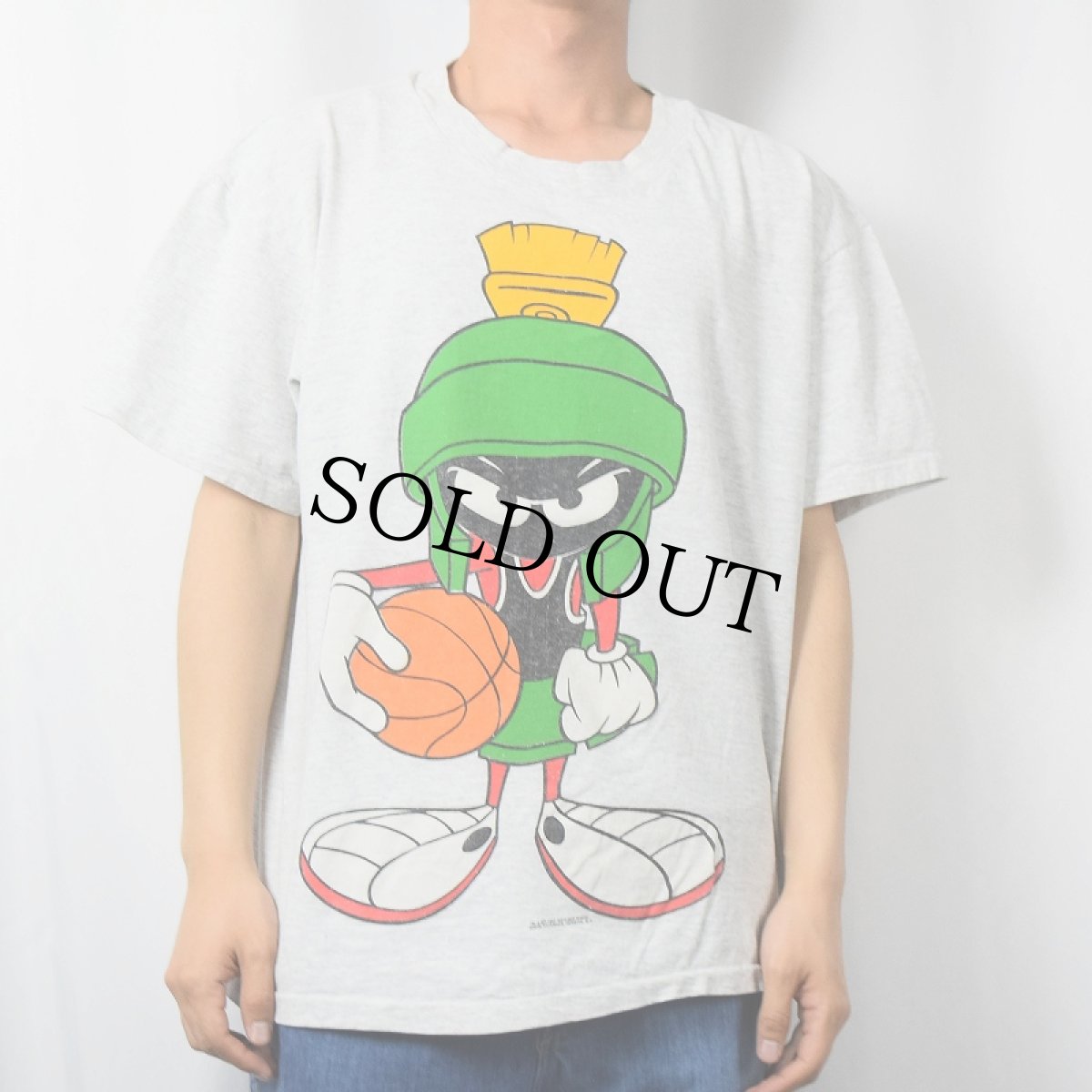 画像3: 90's Looney Tunes USA製 "Marvin the Martian" キャラクタープリントTシャツ XL (3)