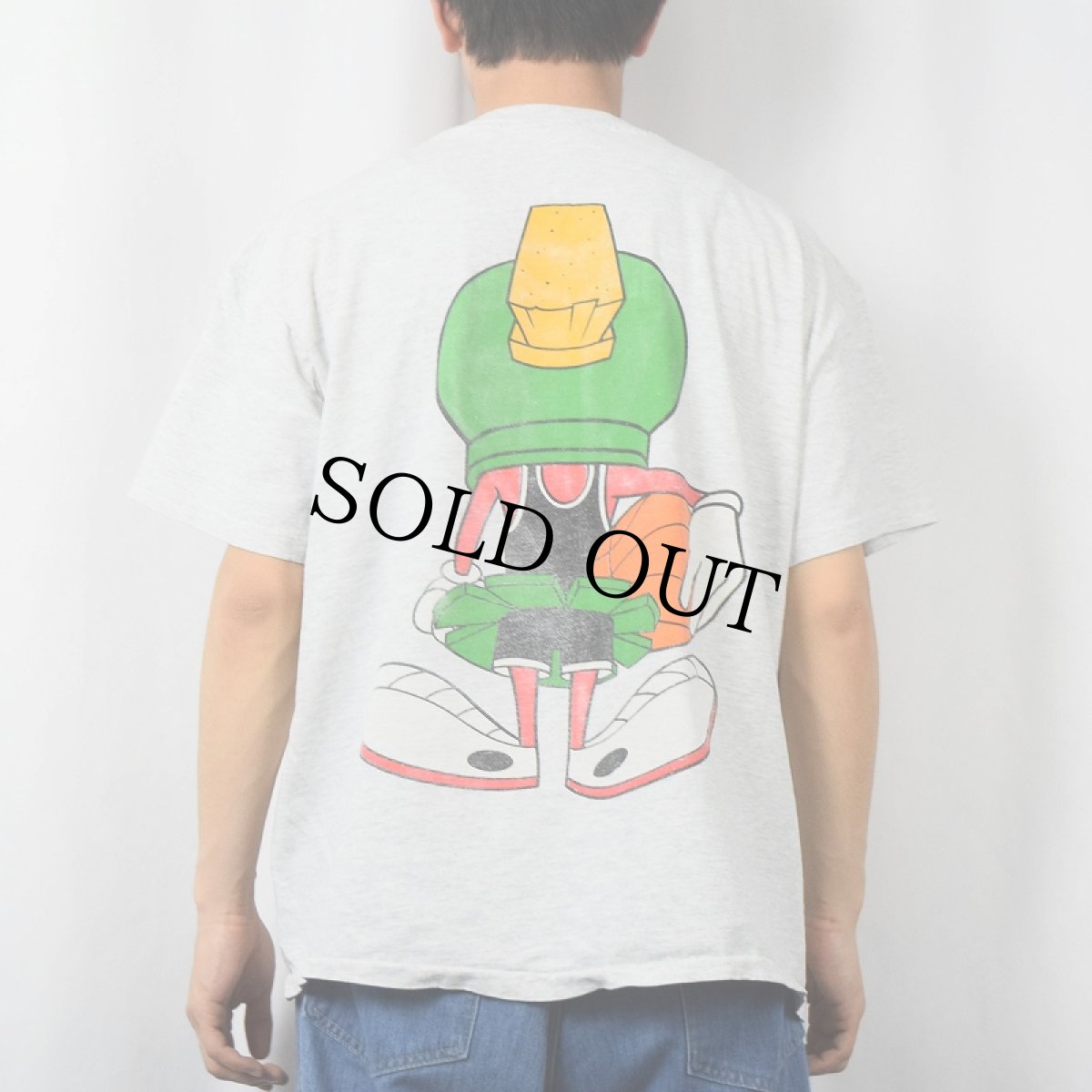 画像4: 90's Looney Tunes USA製 "Marvin the Martian" キャラクタープリントTシャツ XL (4)
