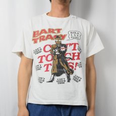 画像2: 90's THE SIMPSONS "BART TRACY" キャラクターパロディ プリントTシャツ M (2)