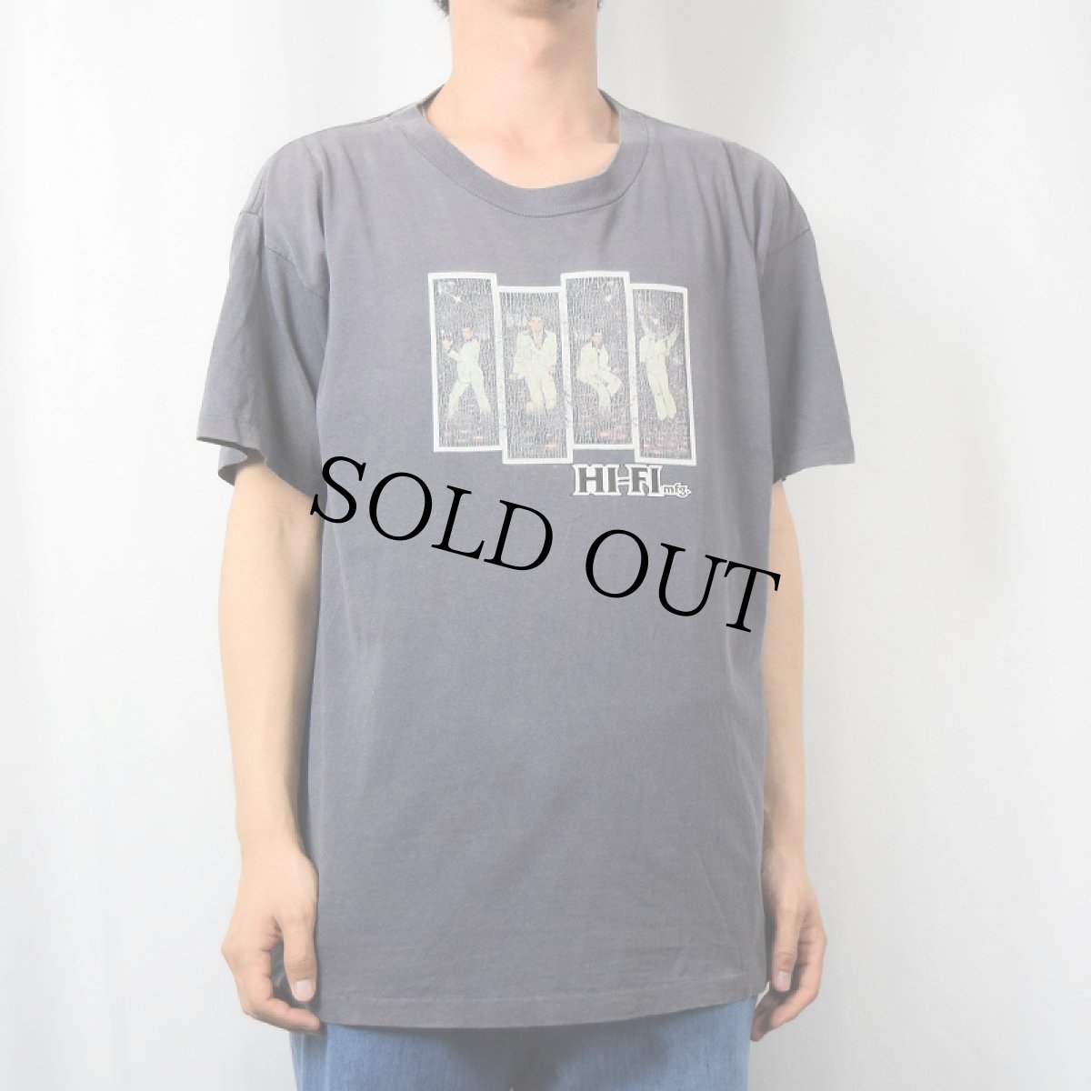 画像2: 90's Hi-Fi "Saturday Night Fever" 映画プリントTシャツ L (2)