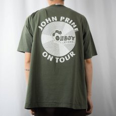 画像4: 90's John Prine USA製 "JOHN PRINE ON TOUR" シンガーソングライター ツアーTシャツ XXL (4)