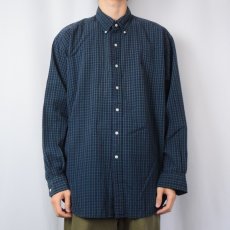 画像2: POLO Ralph Lauren "BLAKE" チェック柄 ボタンダウンシアサッカーシャツ XL (2)