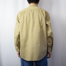 画像3: 60's Lee USA製 マチ付き コットンワークシャツ SIZE16-16 1/2 (3)