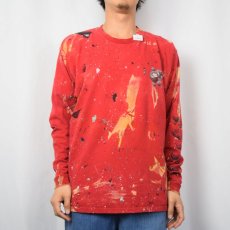 画像3: NIKE ロゴデザイン ペンキペイントロンT M (3)