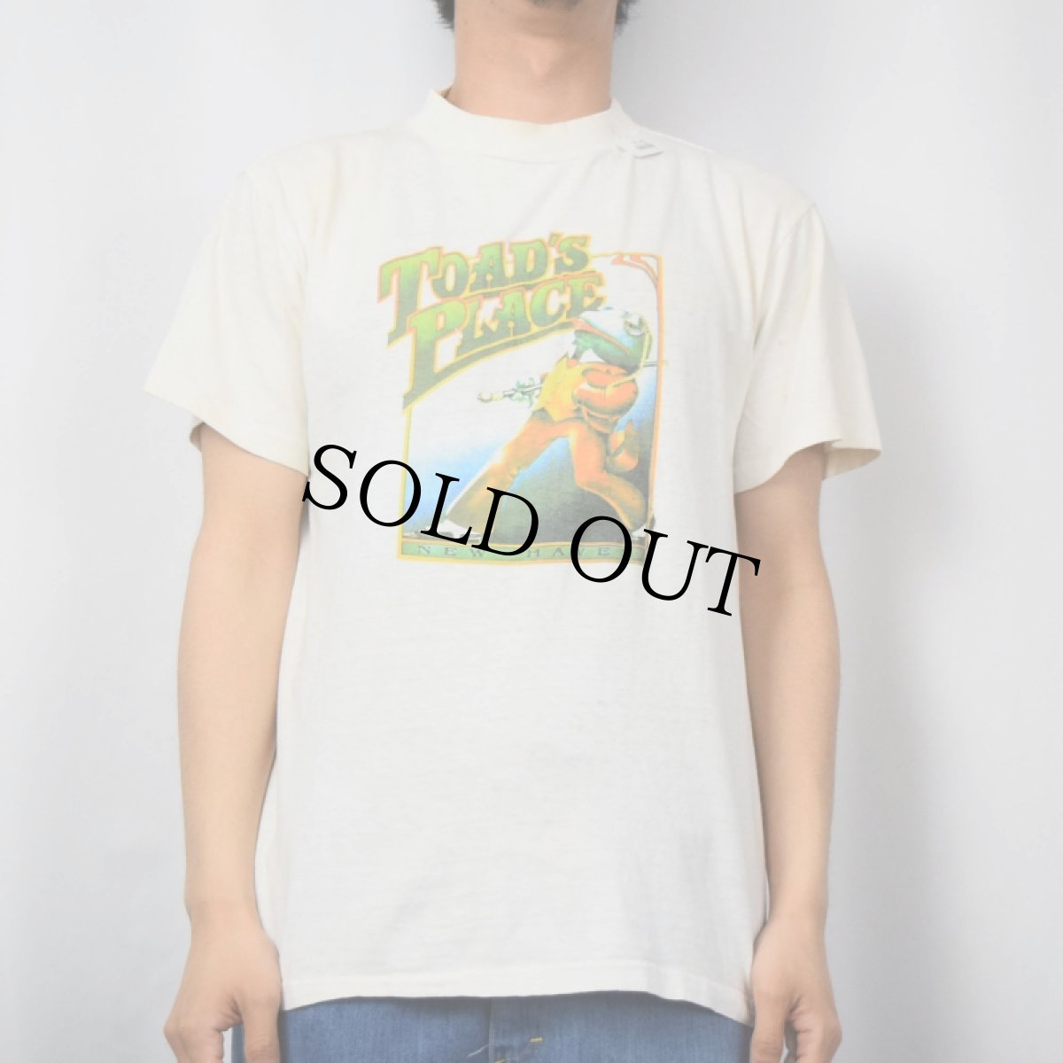画像3: 【SALE】 70〜80's TOAD'S PLACE USA製 ナイトクラブプリントTシャツ L (3)