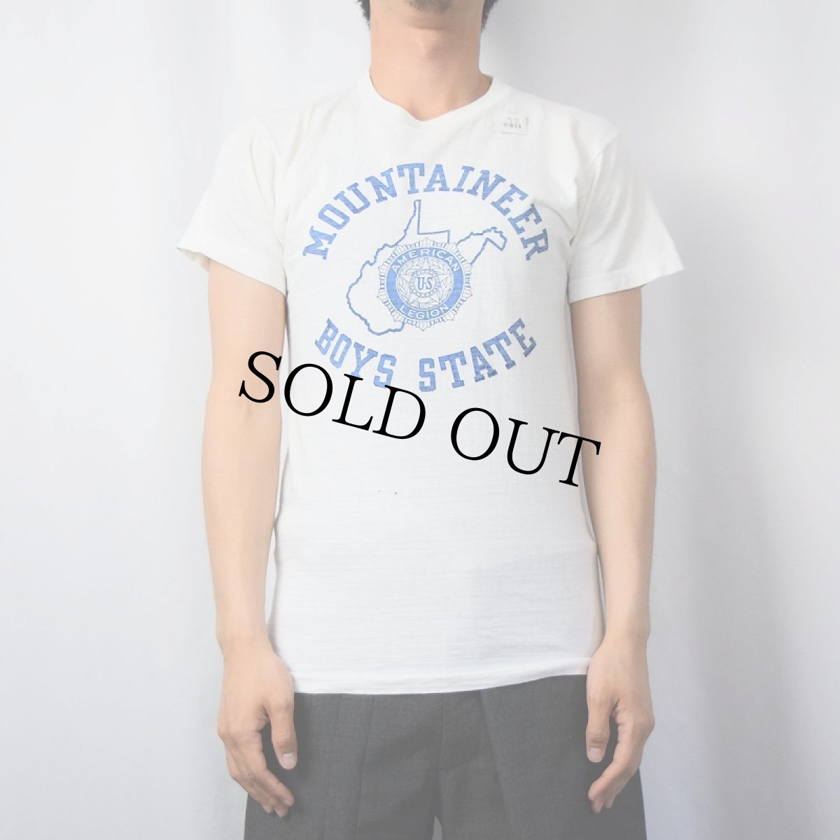 画像2: 60's AMERICAN BOYS STATE プリントTシャツ (2)