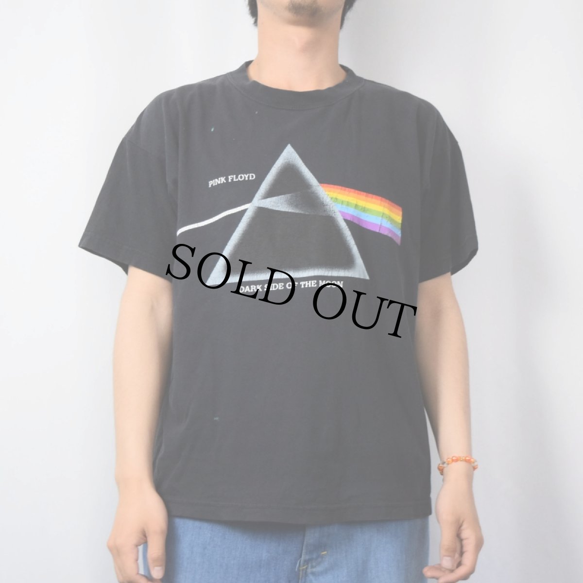 画像2: PINK FLOYD "DARK SIDE OF THE MOON" ロックバンドTシャツ BLACK (2)
