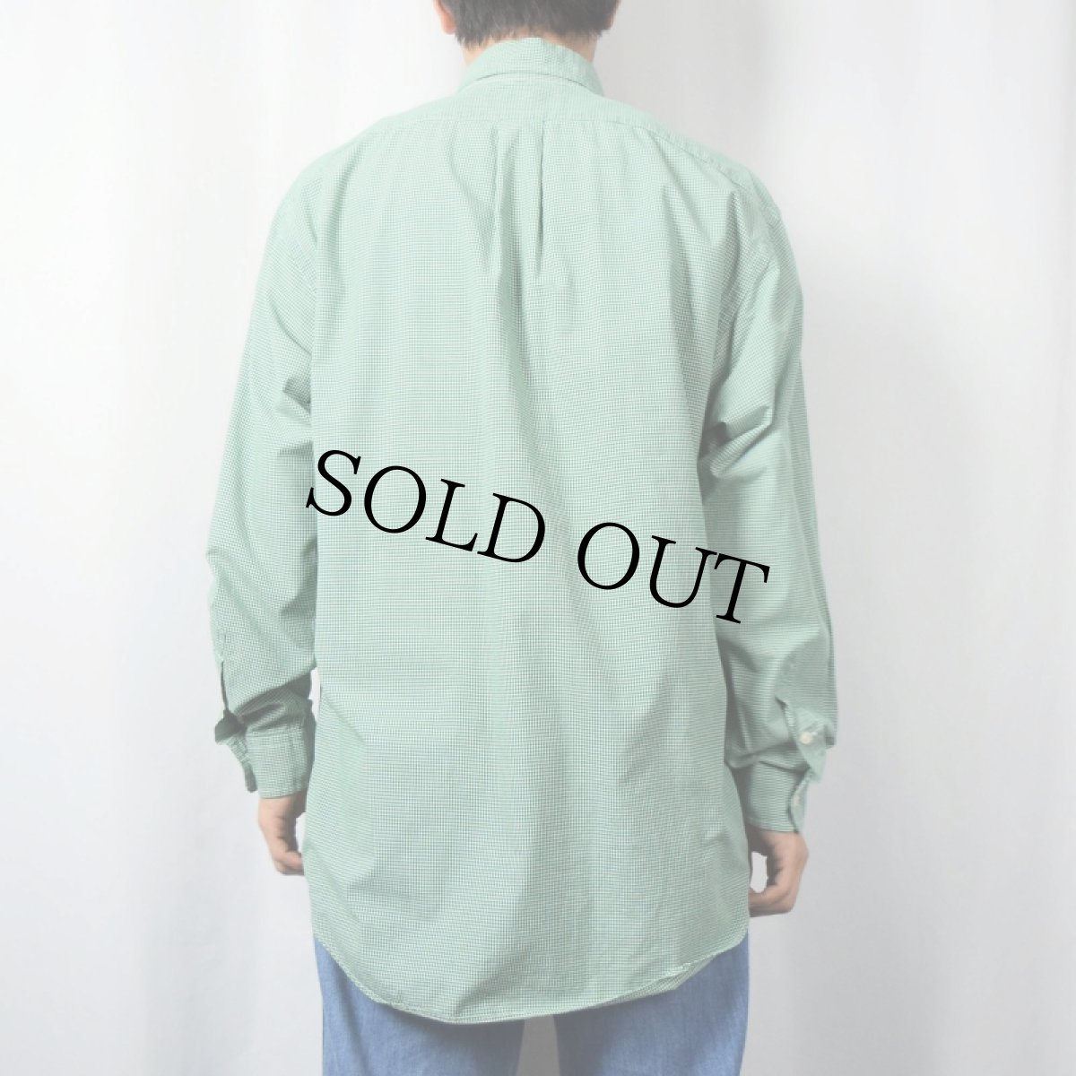 画像3: Ralph Lauren "BLAIRE" ギンガムチェック柄 コットンボタンダウンシャツ M (3)