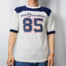 画像3: 80〜90's Diseny USA製 "Walt Disney World" 切り替えデザイン テーマパークプリントTシャツ L (3)