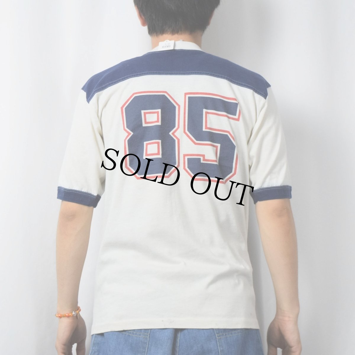 画像4: 80〜90's Diseny USA製 "Walt Disney World" 切り替えデザイン テーマパークプリントTシャツ L (4)