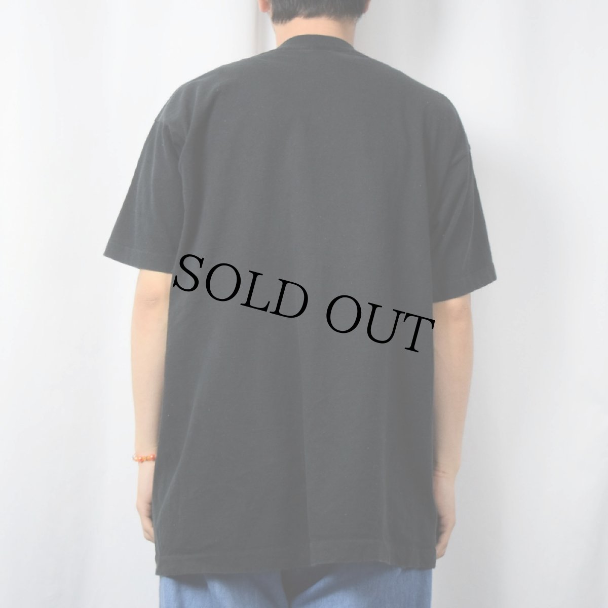 画像3: 90's MICKEY&CO. USA製 "GOOFY" キャラクタープリントTシャツ BLACK ONE SIZE (3)